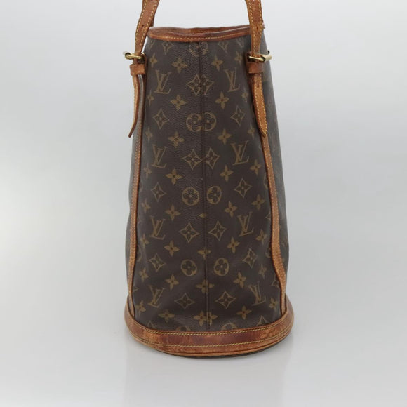 LOUIS VUITTON Monogram Bucket GM Shoulder Bag M42236 LV Auth 139149
