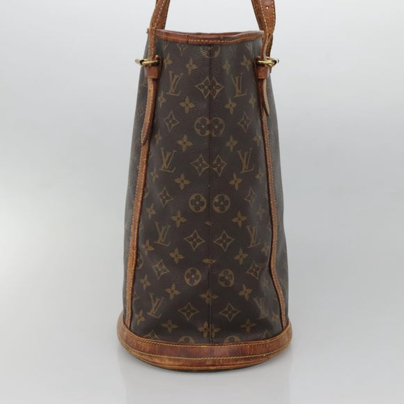 LOUIS VUITTON Monogram Bucket GM Shoulder Bag M42236 LV Auth 139149
