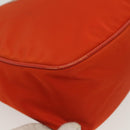PRADA Shoulder Bag Nylon Orange Silver Auth 139153-9