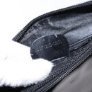 GUCCI Interlocking Shoulder Bag Enamel Black Silver 007 2113 0250 Auth 139156-20