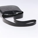 GUCCI Interlocking Shoulder Bag Enamel Black Silver 007 2113 0250 Auth 139156-7