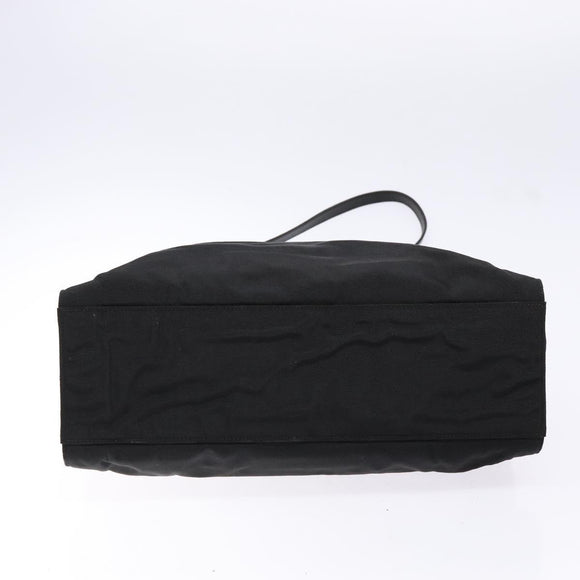 GUCCI Hand Bag Nylon 2way Black Silver 002 1028 2684 Auth 139157