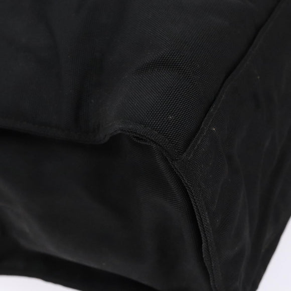 GUCCI Hand Bag Nylon 2way Black Silver 002 1028 2684 Auth 139157