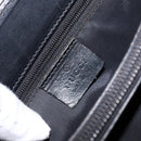 GUCCI Hand Bag Nylon 2way Black Silver 002 1028 2684 Auth 139157-16