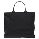 GUCCI Hand Bag Nylon 2way Black Silver 002 1028 2684 Auth 139157-2