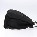 GUCCI Hand Bag Nylon 2way Black Silver 002 1028 2684 Auth 139157-4