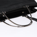 GUCCI Hand Bag Nylon 2way Black Silver 002 1028 2684 Auth 139157-7