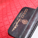 GUCCI GG Canvas Web Sherry Line Shoulder Bag Black Gold 37 04 3657 Auth 139159-19