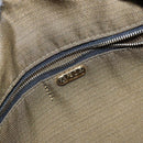 FENDI Zucca Canvas Vanity Pouch Black Brown Auth 139161-19