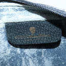 GUCCI GG Supreme Sherry Line Shoulder Bag PVC Navy Gold 32 02 004 Auth 139167-10