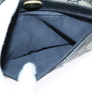 GUCCI GG Supreme Sherry Line Shoulder Bag PVC Navy Gold 32 02 004 Auth 139167-21