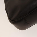 GUCCI Bamboo Shoulder Bag Leather 2way Brown Gold Auth 139168-16