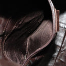 GUCCI Bamboo Shoulder Bag Leather 2way Brown Gold Auth 139168-11