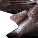 GUCCI Bamboo Shoulder Bag Leather 2way Brown Gold Auth 139168-12