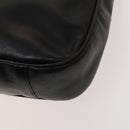 GUCCI Bamboo Shoulder Bag Leather 2way Black Gold 001 1781 1577 Auth 139169-18