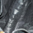 GUCCI Bamboo Shoulder Bag Leather 2way Black Gold 001 1781 1577 Auth 139169-10