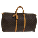 LOUIS VUITTON Monogram Keepall 60 Boston Bag M41422 LV Auth 139174-1