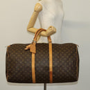 LOUIS VUITTON Monogram Keepall 60 Boston Bag M41422 LV Auth 139174-23