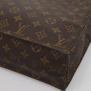 LOUIS VUITTON Monogram Sac Plat Hand Bag M51140 LV Auth 139183-9