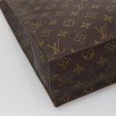 LOUIS VUITTON Monogram Sac Plat Hand Bag M51140 LV Auth 139183-14