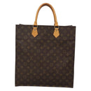 LOUIS VUITTON Monogram Sac Plat Hand Bag M51140 LV Auth 139183-13