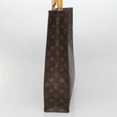 LOUIS VUITTON Monogram Sac Plat Hand Bag M51140 LV Auth 139183-4