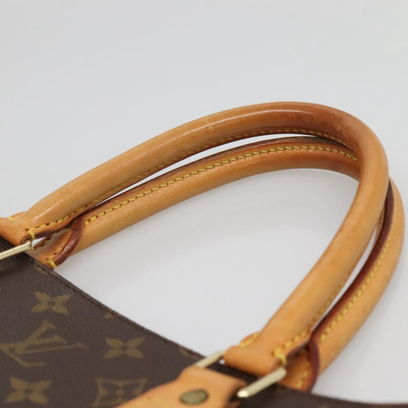 LOUIS VUITTON Monogram Sac Plat Hand Bag M51140 LV Auth 139183