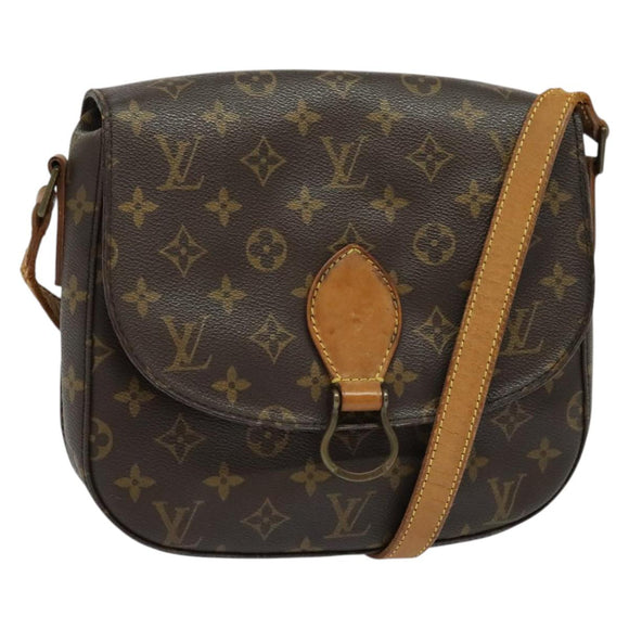 LOUIS VUITTON Monogram Saint Cloud GM Shoulder Bag M51242 LV Auth 139185