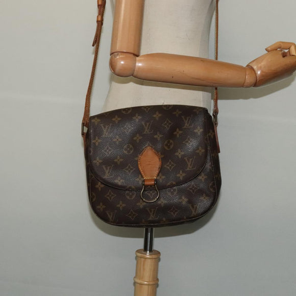 LOUIS VUITTON Monogram Saint Cloud GM Shoulder Bag M51242 LV Auth 139185