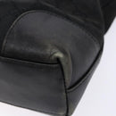 GUCCI GG Canvas Shoulder Bag Black Gold 33900 Auth 139189-12