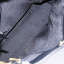 GUCCI GG Canvas Shoulder Bag Black Gold 33900 Auth 139189-17