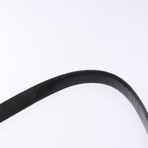 GUCCI GG Canvas Shoulder Bag Black Gold 33900 Auth 139189