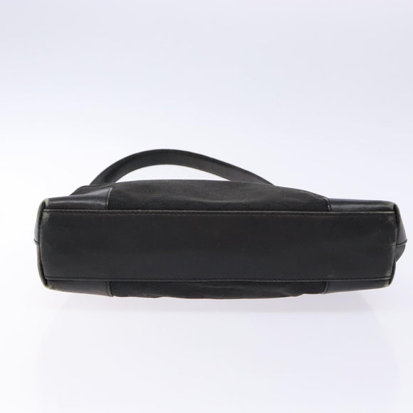 GUCCI GG Canvas Shoulder Bag Black Gold 33900 Auth 139189