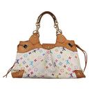 LOUIS VUITTON Monogram Multicolor Ursula Tote Bag White M40123 LV Auth 139197-3