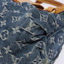 LOUIS VUITTON Monogram Denim Preity Hand Bag Blue M95020 LV Auth 139198-15