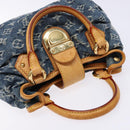 LOUIS VUITTON Monogram Denim Preity Hand Bag Blue M95020 LV Auth 139198-6