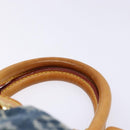 LOUIS VUITTON Monogram Denim Preity Hand Bag Blue M95020 LV Auth 139198-8