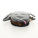 LOUIS VUITTON Monogram Reverse Dog Face Pochette Bag Gray M53171 LV Auth 139199M-6