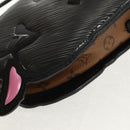 LOUIS VUITTON Monogram Reverse Dog Face Pochette Bag Gray M53171 LV Auth 139199M-17