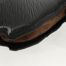 LOUIS VUITTON Monogram Reverse Dog Face Pochette Bag Gray M53171 LV Auth 139199M-19