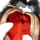 LOUIS VUITTON Monogram Reverse Dog Face Pochette Bag Gray M53171 LV Auth 139199M-25