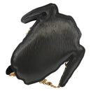 LOUIS VUITTON Monogram Reverse Dog Face Pochette Bag Gray M53171 LV Auth 139199M-3