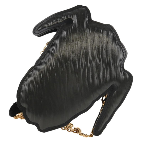 LOUIS VUITTON Monogram Reverse Dog Face Pochette Bag Gray M53171 LV Auth 139199M