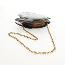 LOUIS VUITTON Monogram Reverse Dog Face Pochette Bag Gray M53171 LV Auth 139199M-8