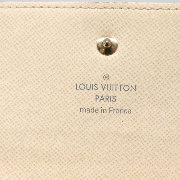 LOUIS VUITTON Damier Azur Portefeuille International Wallet N61732 Auth 139200