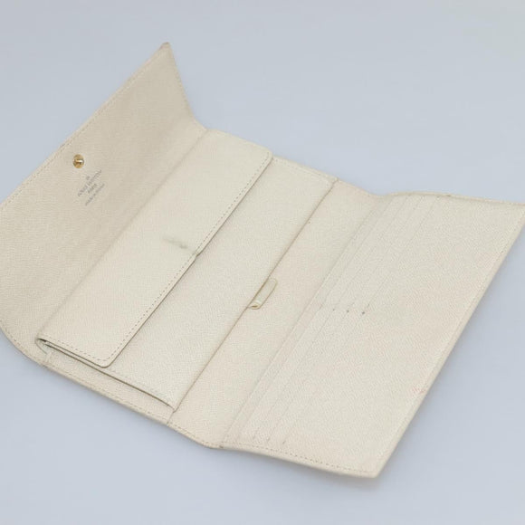 LOUIS VUITTON Damier Azur Portefeuille International Wallet N61732 Auth 139200