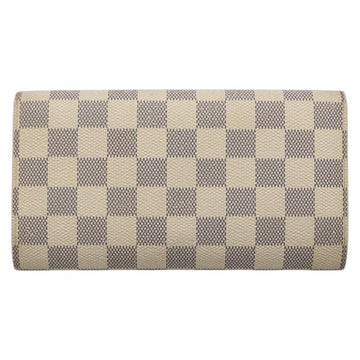 LOUIS VUITTON Damier Azur Portefeuille International Wallet N61732 Auth 139200 - 0