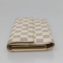 LOUIS VUITTON Damier Azur Portefeuille International Wallet N61732 Auth 139200-3
