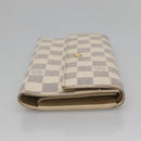 LOUIS VUITTON Damier Azur Portefeuille International Wallet N61732 Auth 139200-4