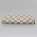 LOUIS VUITTON Damier Azur Portefeuille International Wallet N61732 Auth 139200-5